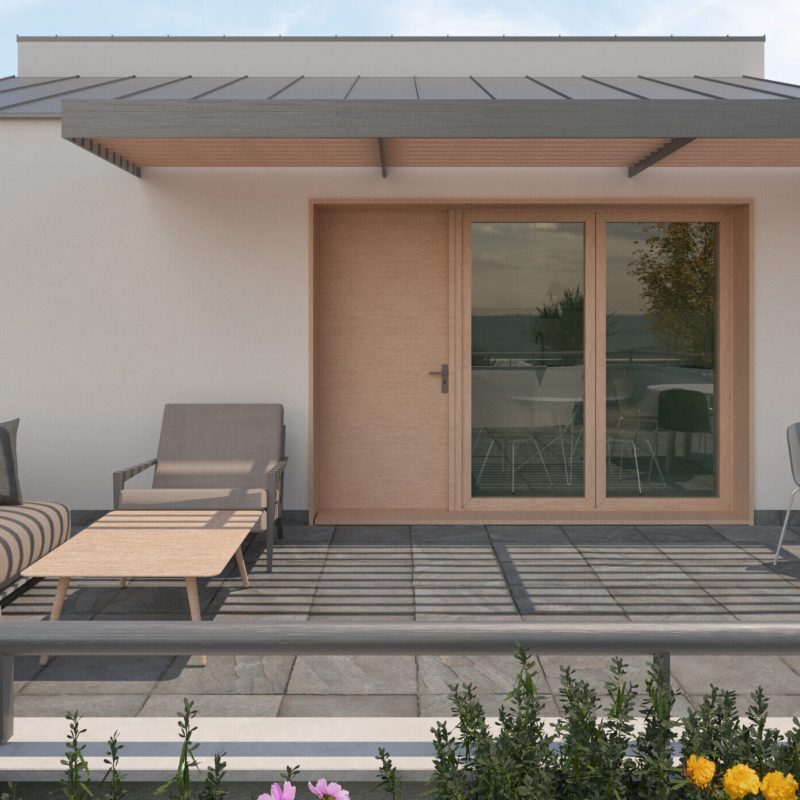render terrazzo 2 con fiori